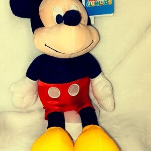 Disney Mickey Mouse Plush - Black, Red, Yellow